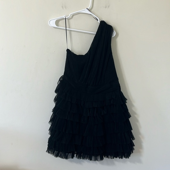 VICI Endless Rose Hello Lover One Shoulder Tiered Tulle Mini Dress Size XL NEW - Picture 2 of 11